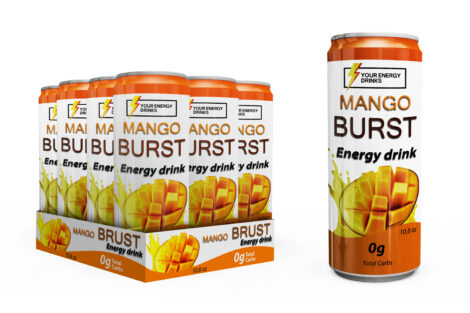 Energy Drink Mango Burst (pack of 12)