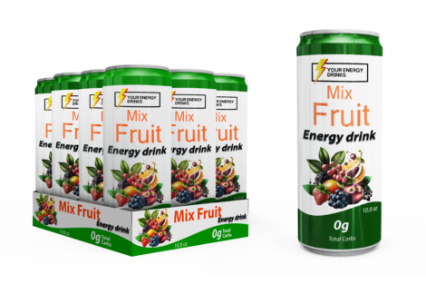 Mix Fruit Energy Drinks (Pack Of 12)