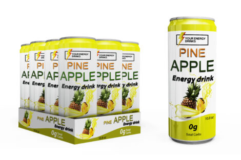 Energy Drink Pine Apple (Pack of 12)