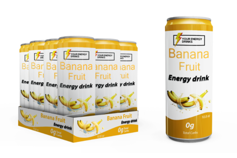 Banana Fruit Energy Drinks (Pack of 12)