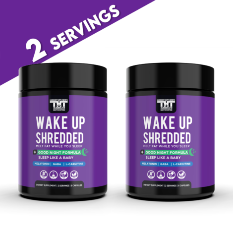 Pack of 8 Wake Up Shredded Night Time Fat Burner - Appetite Suppressant for Men & Women