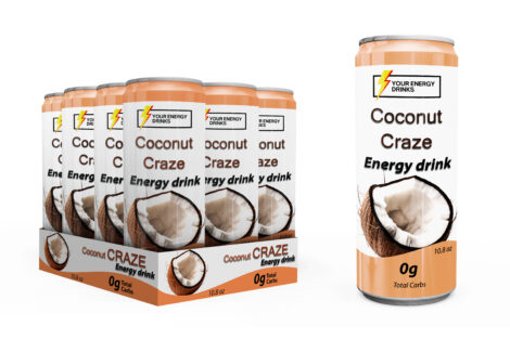 Coconut Craze Energy Drinks (Pack Of 12)