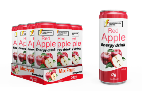 Red Apple Energy Drinks (Pack of 12)