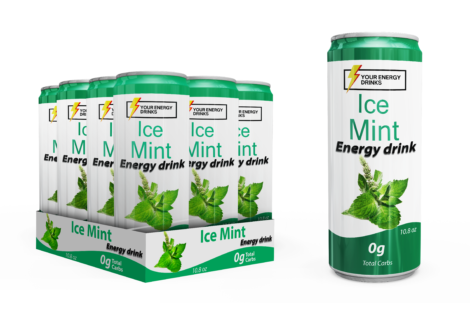 Ice Mint Energy Drinks (Pack of 12)