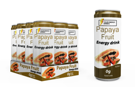 Papaya Energy Drink (Pack of 12)