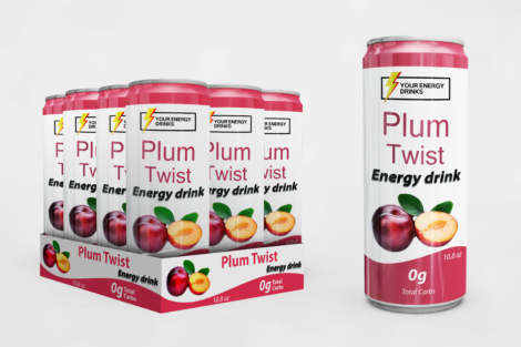 Plum Twist Energy Drinks (Pack of 12)