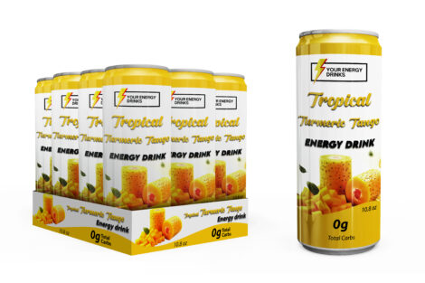 Tropical Turmeric Tango Energy Drinks (pack of 16)