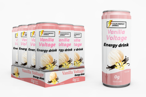 Energy Drinks Vanilla Voltage (Pack of 6)