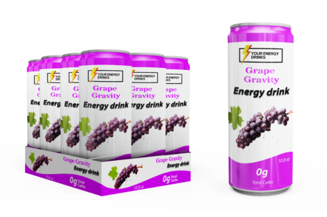 grape Gravity Energy Drinks (pack of 16)